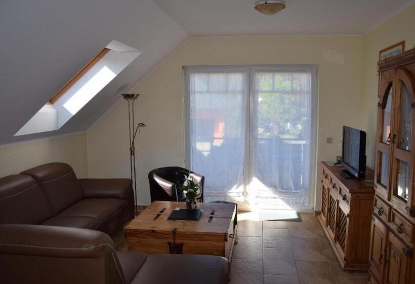 Апартаменты 1 Спальня с Балконом, Pension + Apartments Tor Zum Spreewald