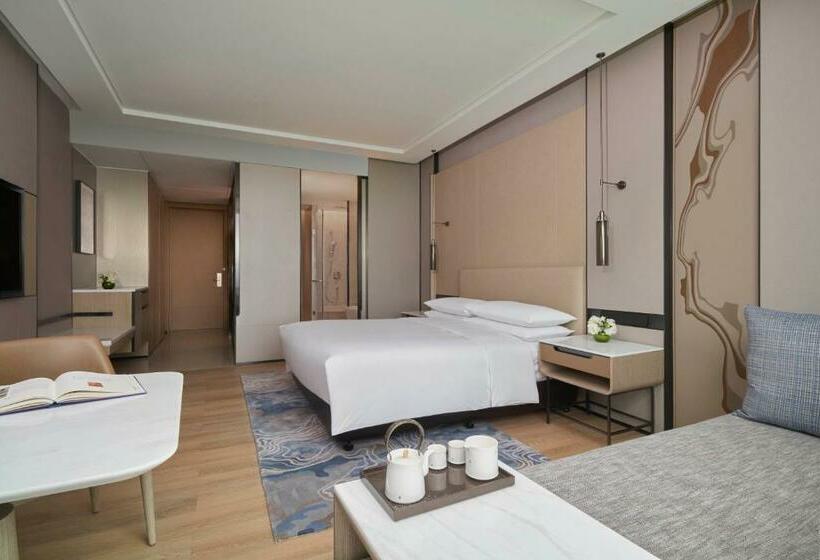 キングサイズベッドのデラックスルーム, Fuzhou Marriott Hotel Riverside