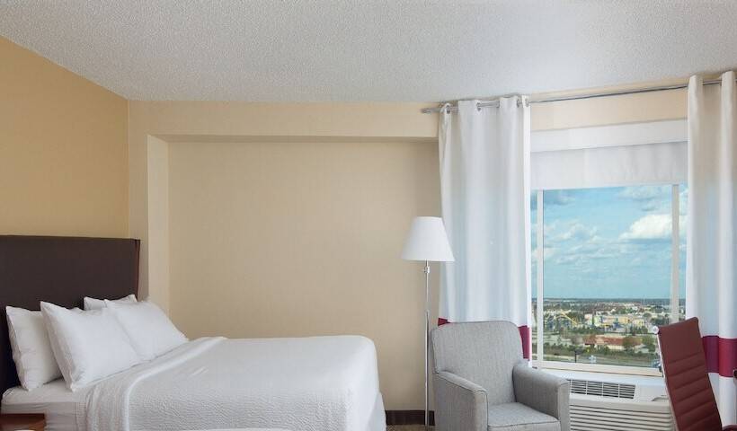 带2个双人床的标准工作室, Four Points By Sheraton Orlando International Drive