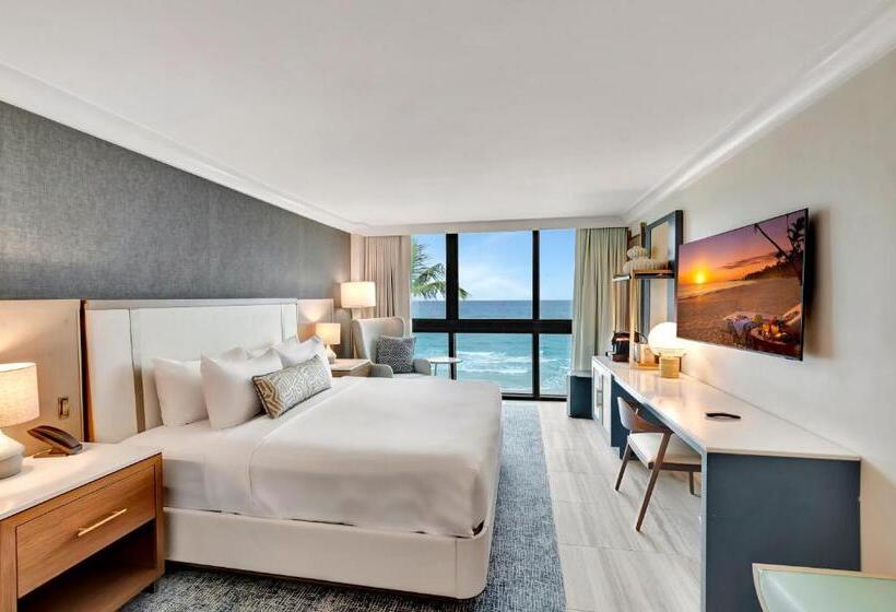 带大床的标准间, Tideline Palm Beach Ocean Resort And Spa