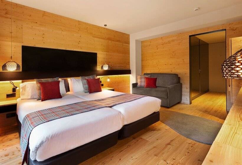اتاق پریمیوم سه تخته, Park Piolets Mountainhotel & Spa