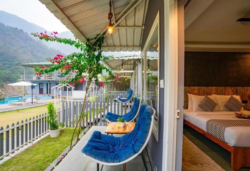 스탠다드 룸 가든 전망, Moustache Rishikesh Riverside Resort