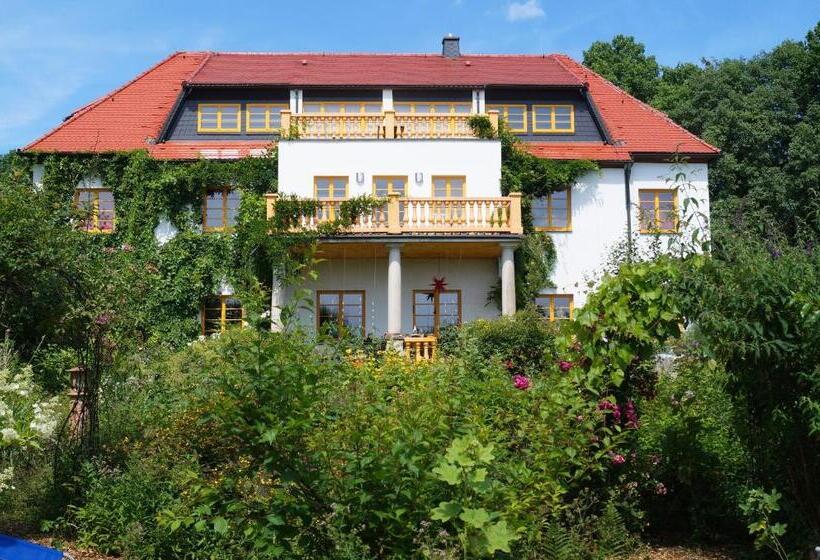 标准间带阳台, ökopension Villa Weissig