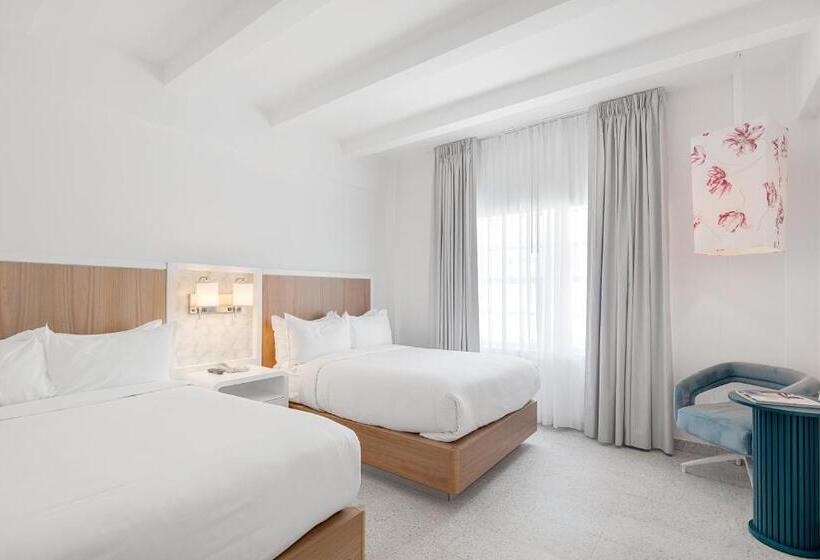 חדר סטנדרט שתי מיטות זוגיות, Townhouse  Miami