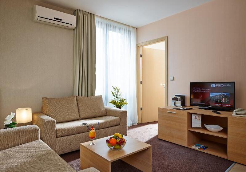 Апартаменты Deluxe 1 Спальня, Lucky Bansko Aparthotel Spa & Relax