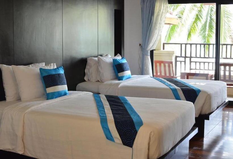 اتاق لوکس با چشم‌انداز استخر, Klong Prao Resort   Sha Extra Plus