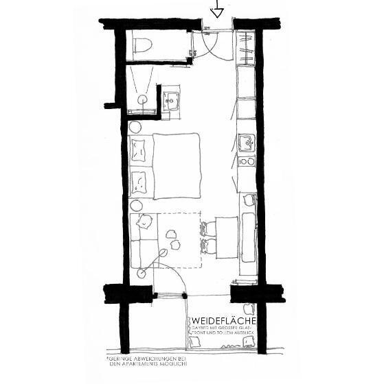 침실 1개 아파트, Apart & Suiten Hotel Weiden