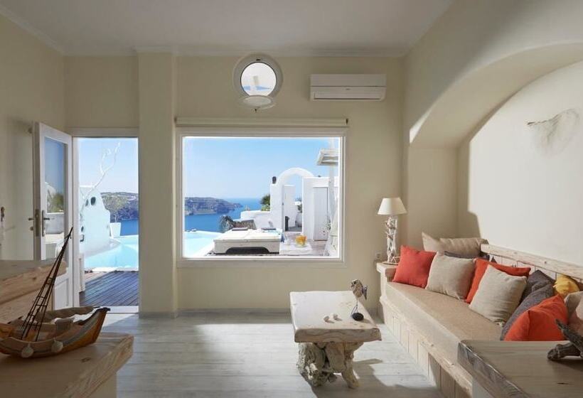 Люкс с Бассейном, Athermi Suites  Adults Only