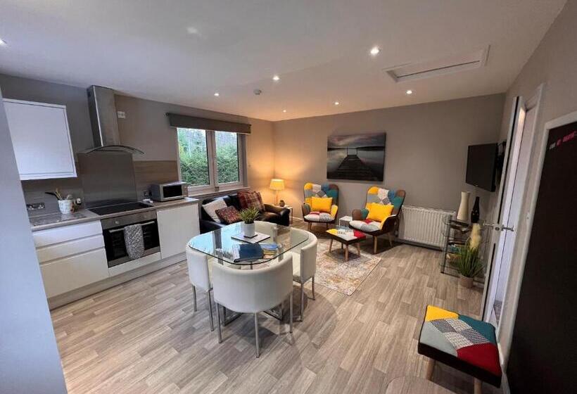 آپارتمان 1 خوابه با چشم‌انداز باغ, Rossal House Apartments, Inverness, Highlands