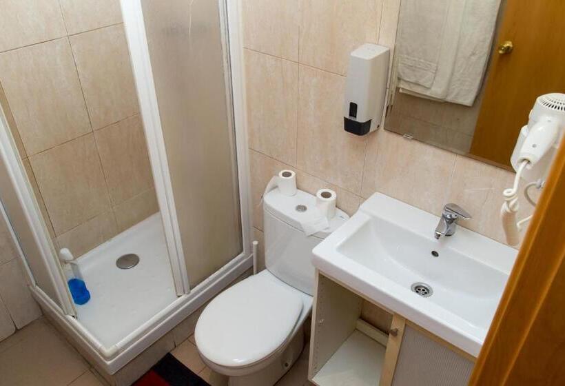 Номер Стандарт Четырехместный Совместный Санузел, Hostal Lk Barcelona