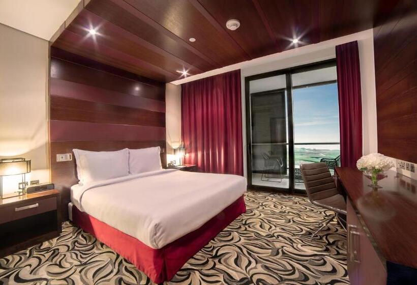 전망이 좋은 디럭스 스위트, Radisson Blu Hotel, Abu Dhabi Yas Island