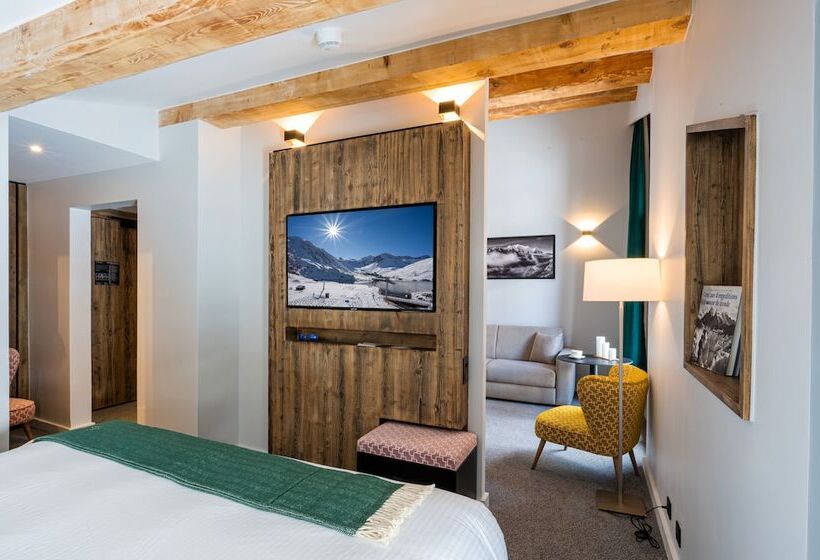 سوئیت جونیور با چشم‌انداز کوهستان, Tetras Lodge By Les Etincelles