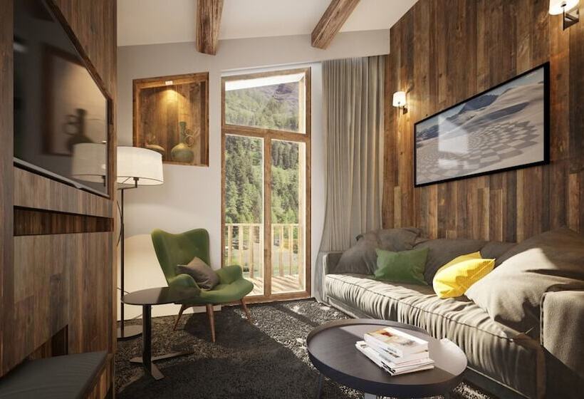 سوئیت جونیور با چشم‌انداز کوهستان, Tetras Lodge By Les Etincelles