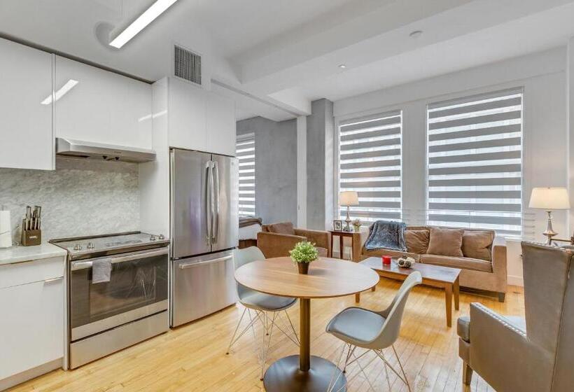 דירת חדר דלוקס, One Lux Stay Hwh Downtown Los Angeles