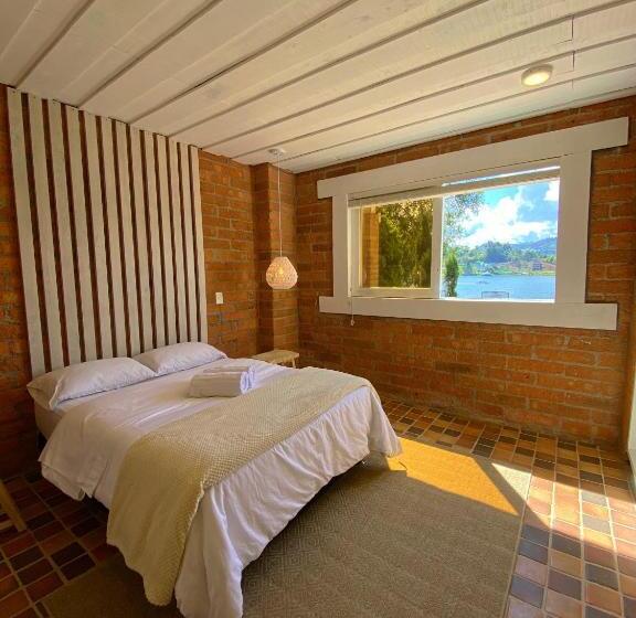 Suite with lake view, Botánico Hotel Boutique Guatapé
