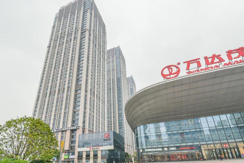 Апартаменты 1 Спальня, Hefei Binhu New District·wanda City Subway Station·