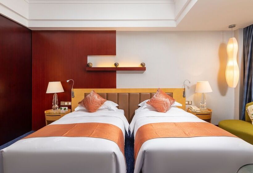 اتاق لوکس با چشم‌انداز دریا, Zhuhai Charming Holiday Hotel Free Welcome Fruit Plate