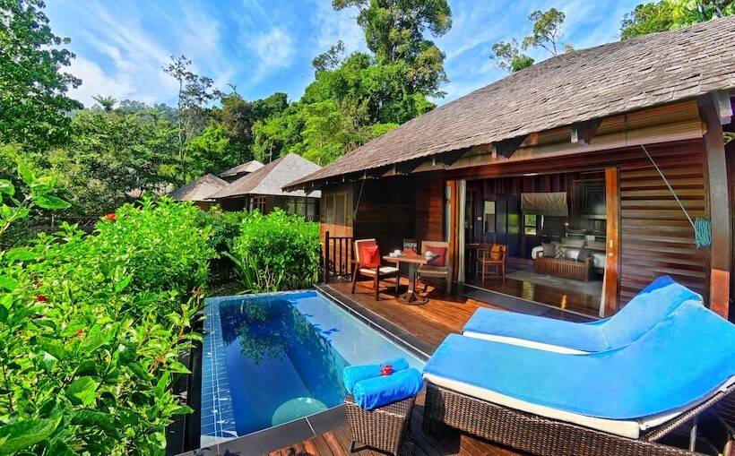 Вилла с 1 спальней и бассейном, Bunga Raya Island Resort & Spa