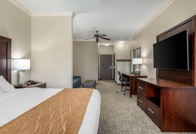 キングサイズベッドのスイートルーム, Comfort Inn & Suites Fort Worth  Fossil Creek