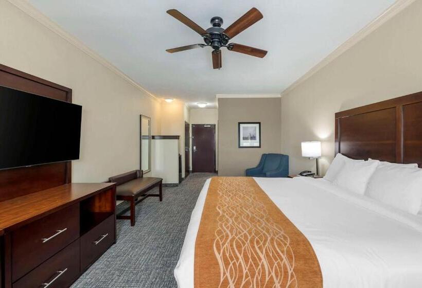 身障者適用キングサイズベッドルーム, Comfort Inn & Suites Fort Worth  Fossil Creek