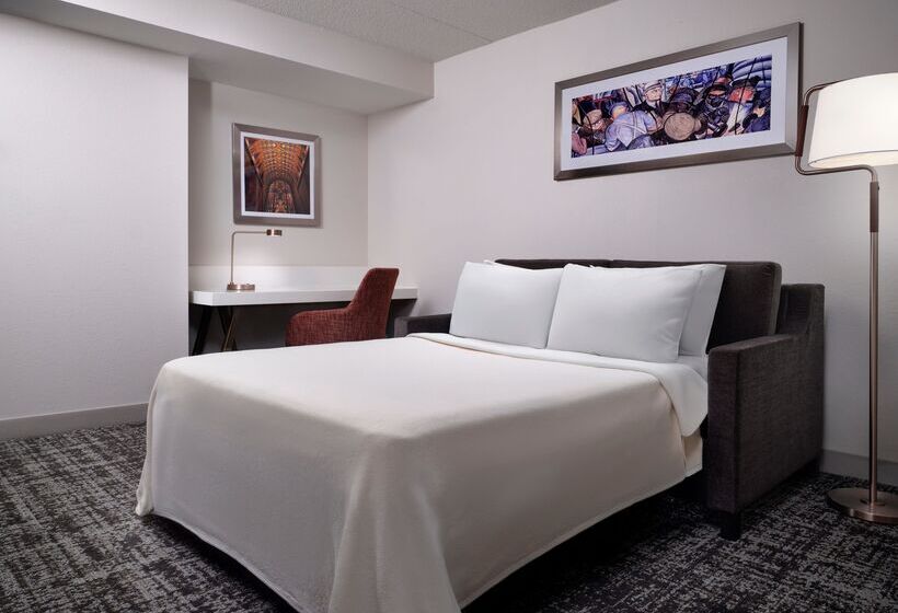سوئیت جونیور با تخت بزرگ, Hilton Garden Inn Detroit Downtown