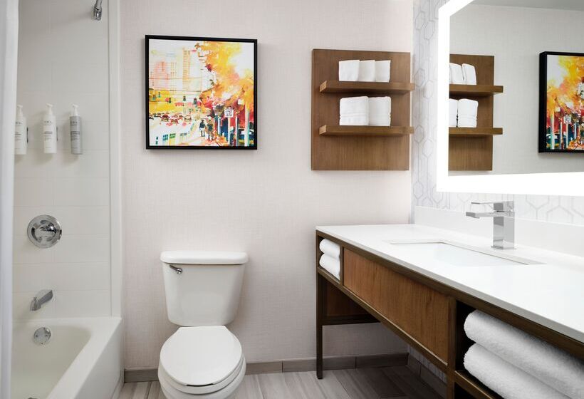 سوئیت جونیور با تخت بزرگ, Hilton Garden Inn Detroit Downtown