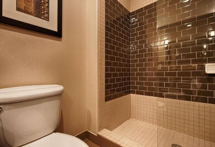 מיטת קינג בסוויטה, Best Western Plus Lackland Hotel And Suites