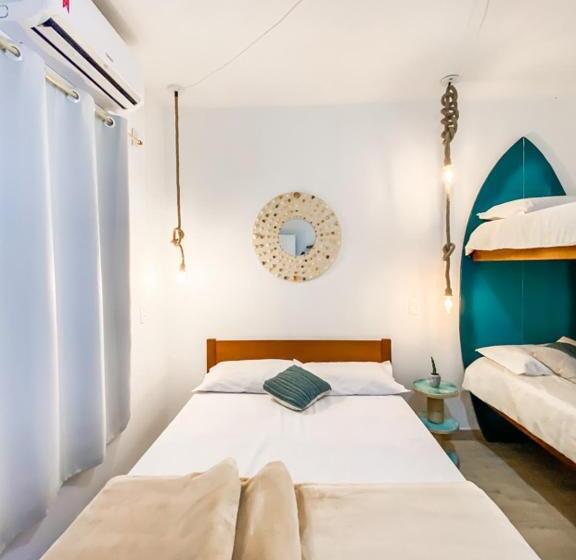 家庭套房, Babitonga Hostel   100m Da Prainha