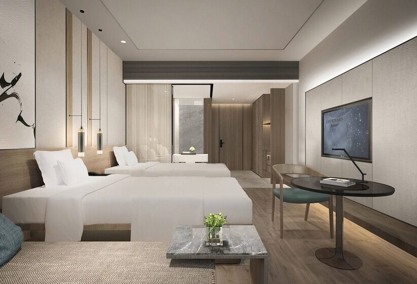 İki Çift Kişilik Yataklı Standart Oda, Courtyard By Marriott Pinghu