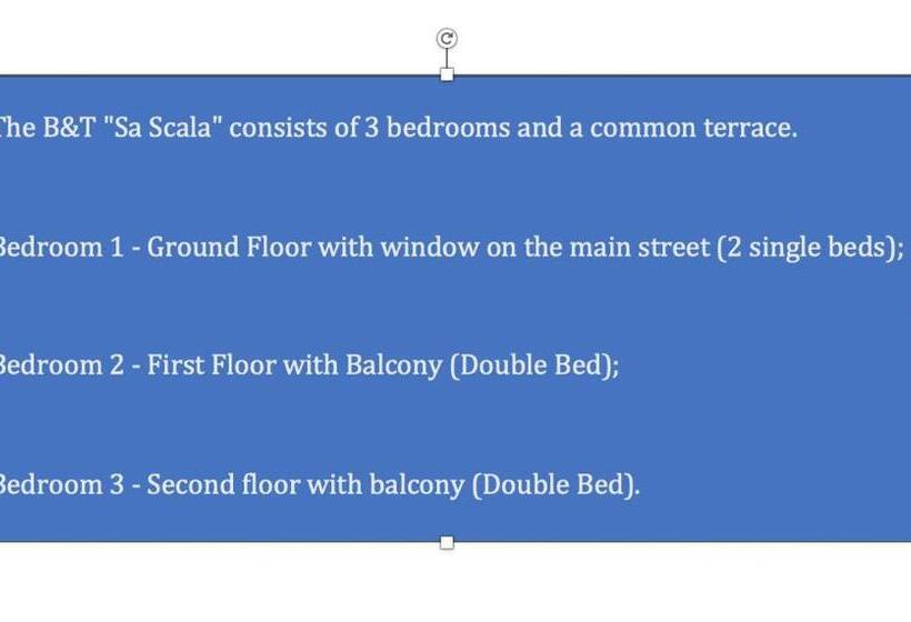 חדר סטנדרט עם מרפסת, “sa Scala” Bed&terrace