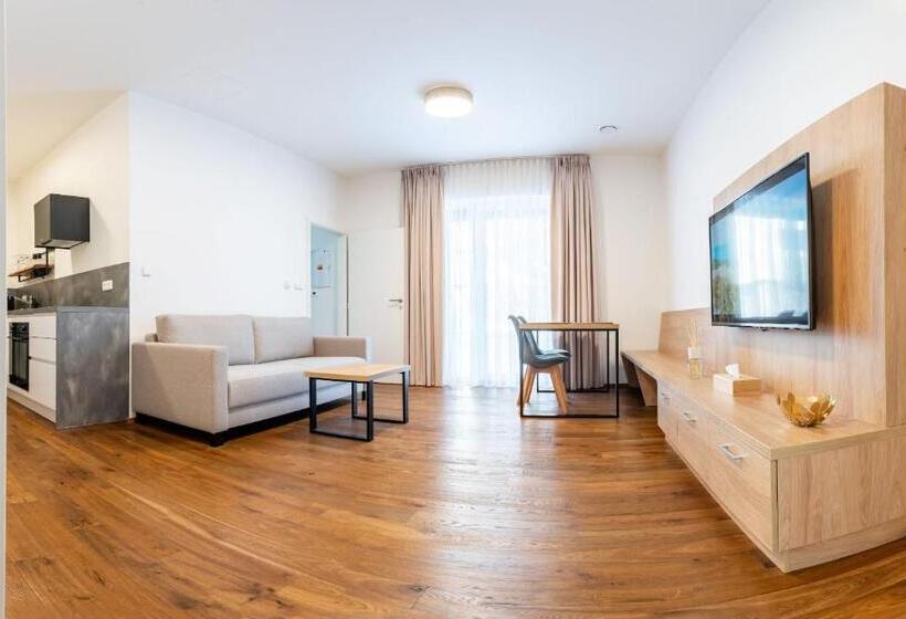 آپارتمان 1 خوابه همکف, Apartmány Resort Vrchlabí