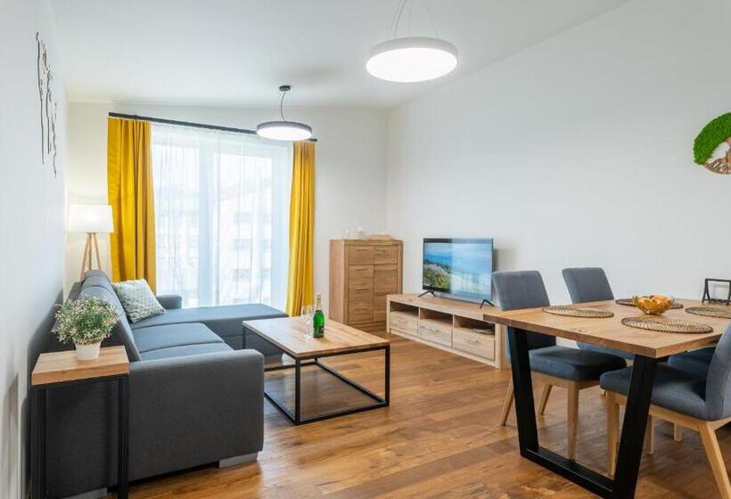 آپارتمان 2 خوابه با بالکن, Apartmány Resort Vrchlabí