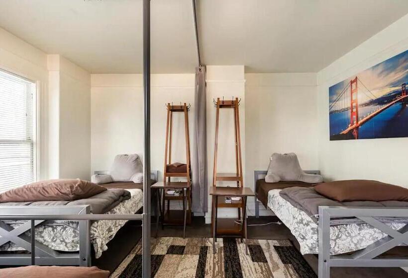 Quarto Quadruplo Estandar Banheiro Compartilhado, Sunset Edwardian Bed And Breakfast At Golden Gate Park San Francisco