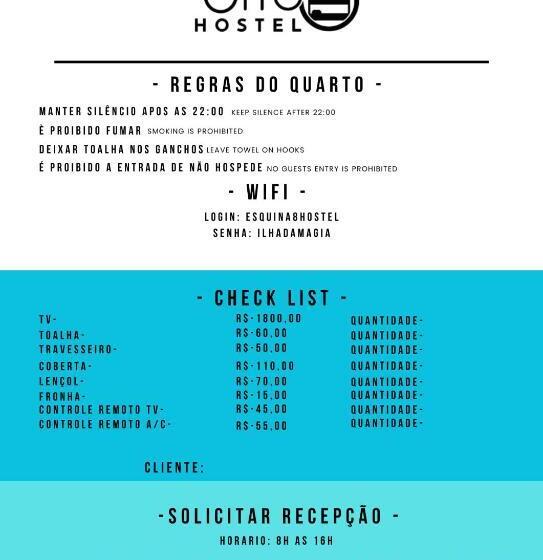Номер Стандарт Трехместный, Esquina 8 Suítes Confort & Hostel