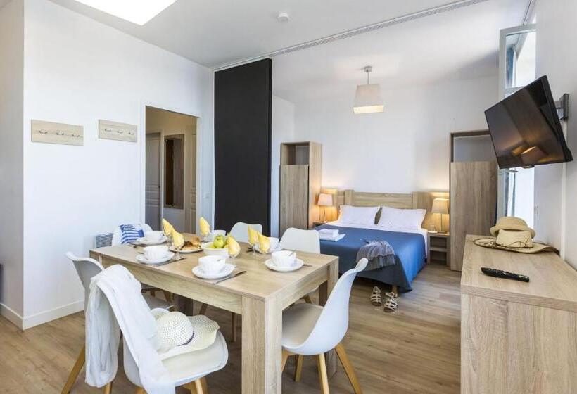 Апартаменты 1 Спальня, Residence Odalys Valentin Plage