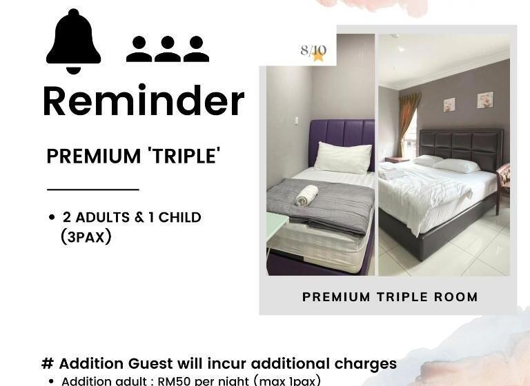 חדר פרמיום לשלושה, Hilltop Hotel Tanjung Malim