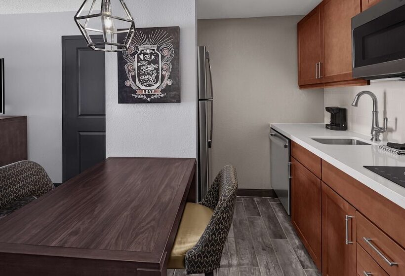 带双人床的标准工作室, Homewood Suites By Hilton Orland Park