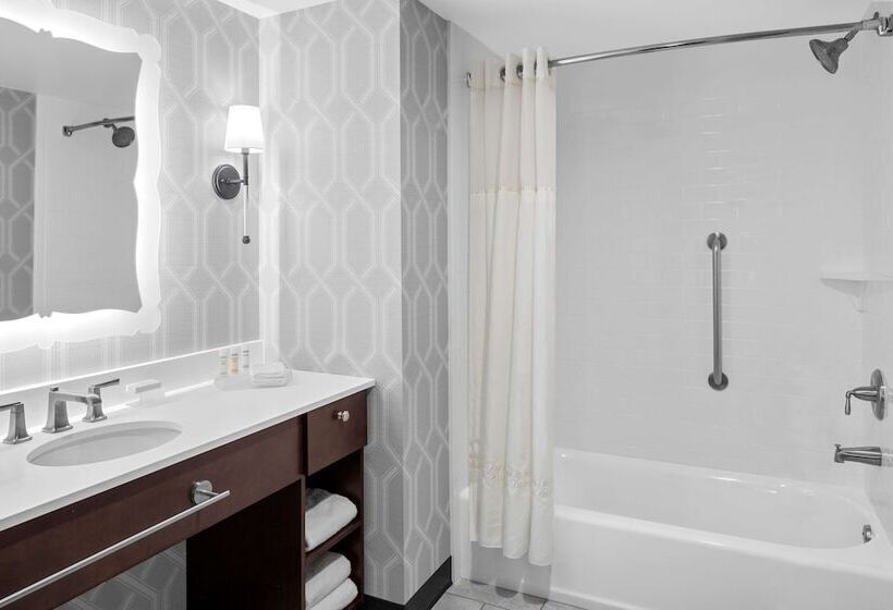 带双人床的标准工作室, Homewood Suites By Hilton Orland Park