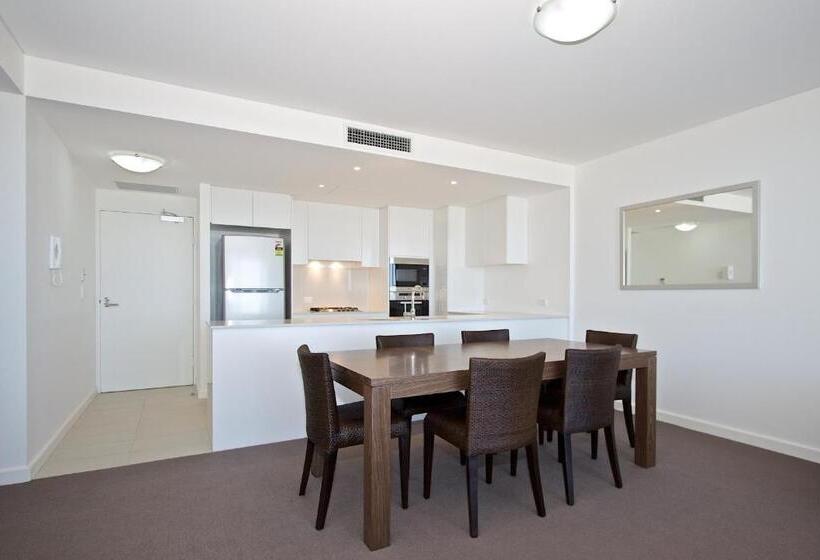 침실 2개 바다 전망 아파트, Kirra Surf Apartments