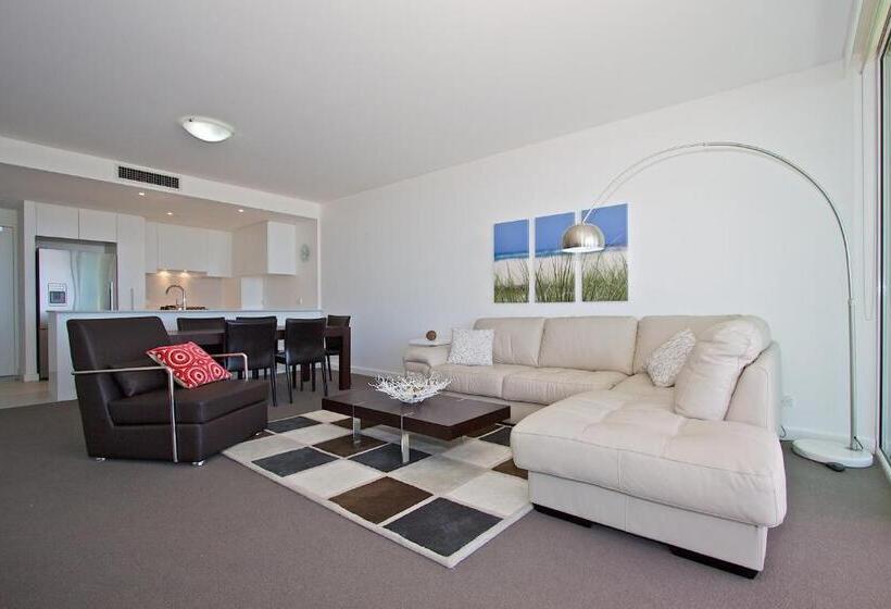 침실 2개 바다 전망 아파트, Kirra Surf Apartments