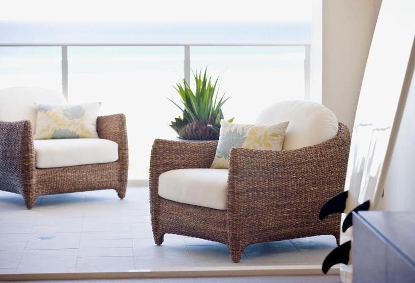 דירת פנטהאוז 1 חדרי שינה, Kirra Surf Apartments