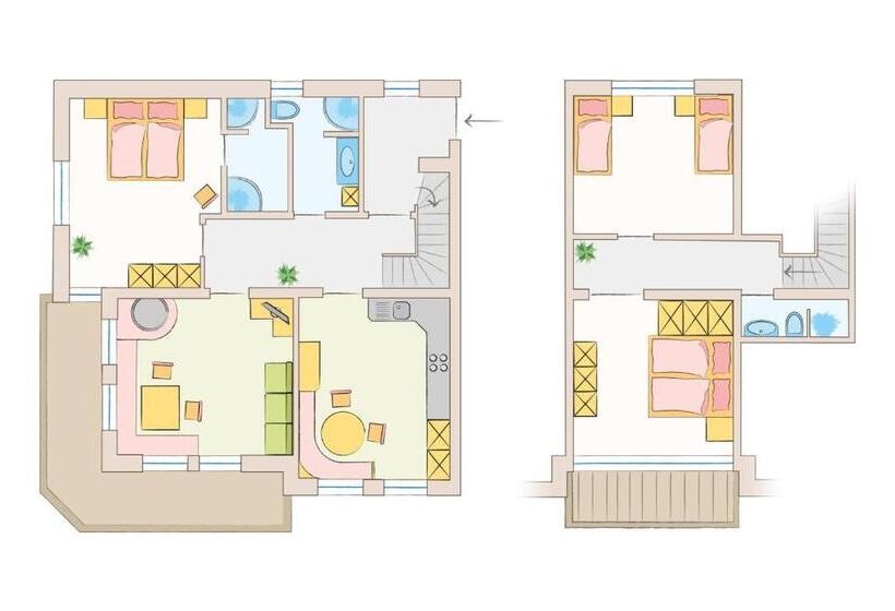 Апартаменты 3 Спальни, Xl Appartements Steinhaus