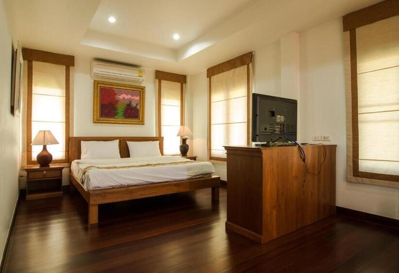 غرفة ديلوكس مزودة بشرفة, Thaihome Resort