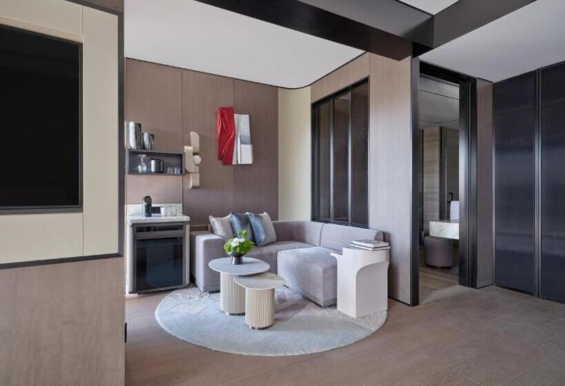 اتاق استاندارد با تخت بزرگ, Intercontinental Shanghai Harbour City, An Ihg