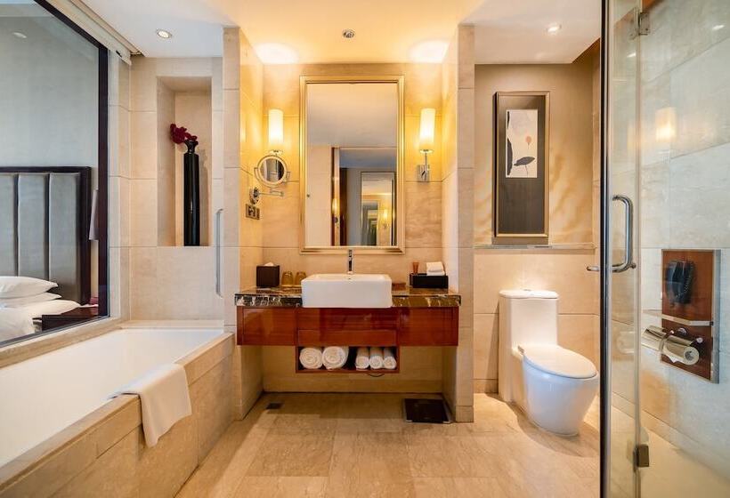 Номер Стандарт Двуспальная Кровать, Crowne Plaza Zhenjiang, An Ihg