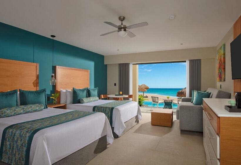 Apartament Junior Suite Club z widokiem na morze, Dreams Cozumel Cape Resort & Spa