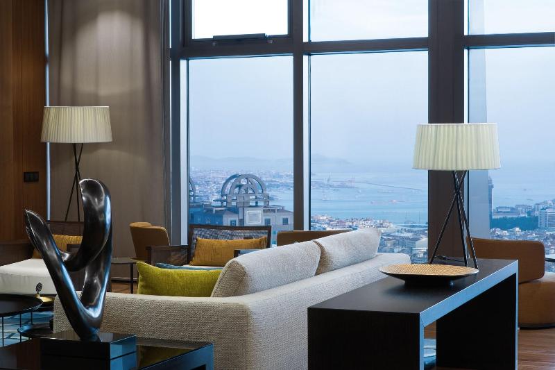 キングサイズベッドのエクゼクティブルーム, Istanbul Marriott Hotel Sisli