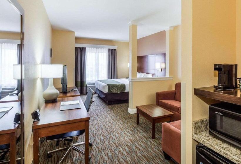 מיטת קינג בסוויטה, Comfort Suites Cotulla Near I35