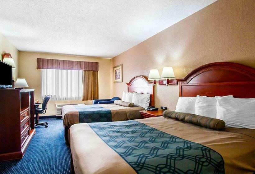 Номер Стандарт 2 Двуспальные Кровати, Motel 6 Prattville, Al