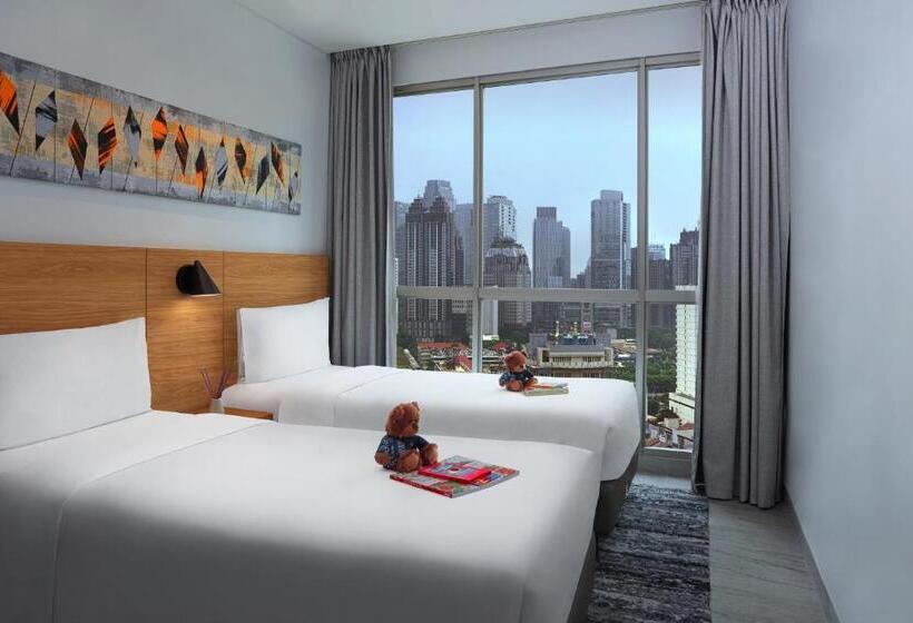 דירת דלוקס 2 חדרי שינה, Citadines Sudirman Jakarta